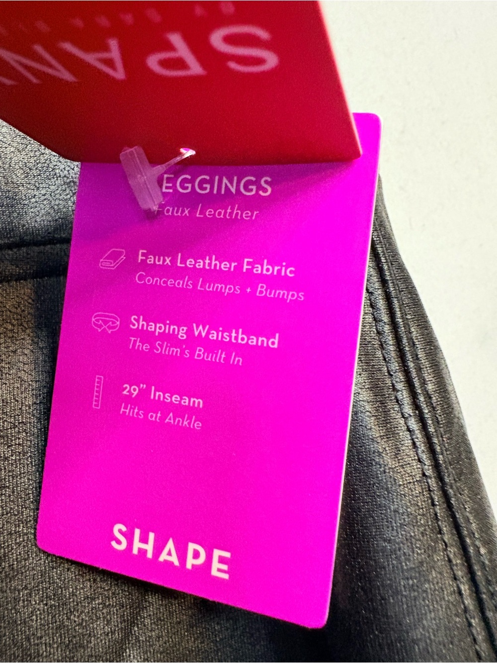Women’s plus size Black Faux Leather Leggings size 3X - Picture 5 of 11